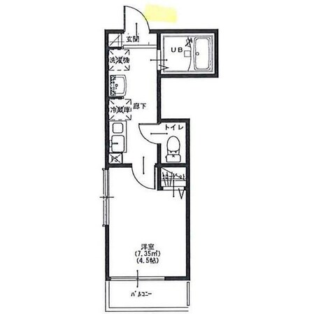メルディア犬蔵Aの物件間取画像